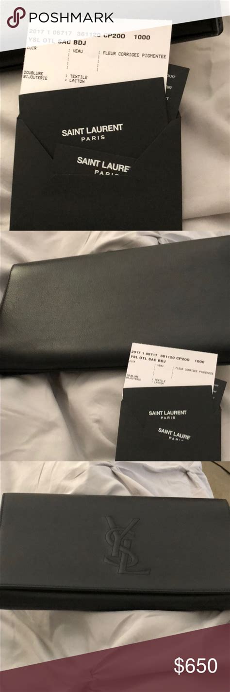 Saint Laurent Leather Doublure Bi Jouterie Bag 